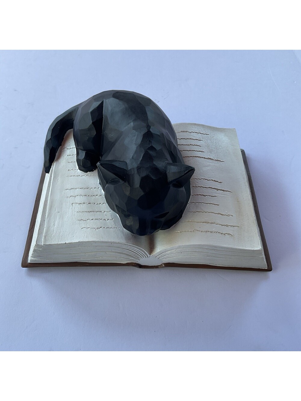 Vofstand Book Lovers Gift Cat Book Resin Figurine